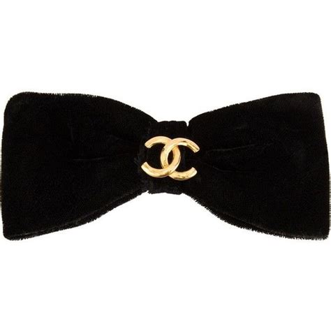 chanel red ribbon for hair|chanel hair clip vintage.